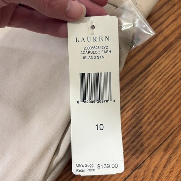 Lauren Ralph Lauren Wool Blend Acapulco Trouser Pants sz 10 NWT Business Career - Picture 5 of 6